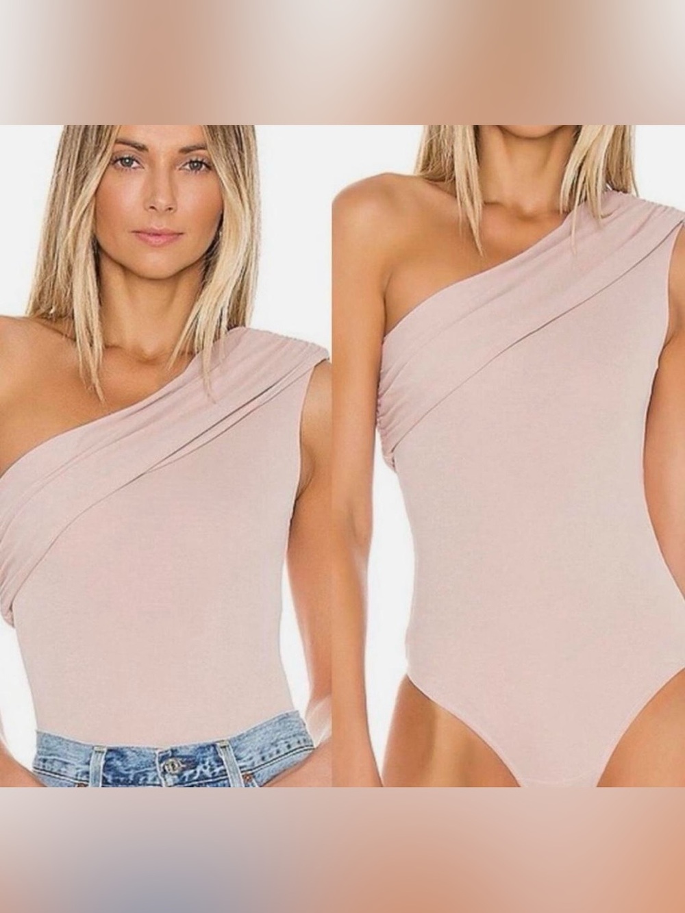 Lovers & Friends One Shoulder Bodysuit Sz S